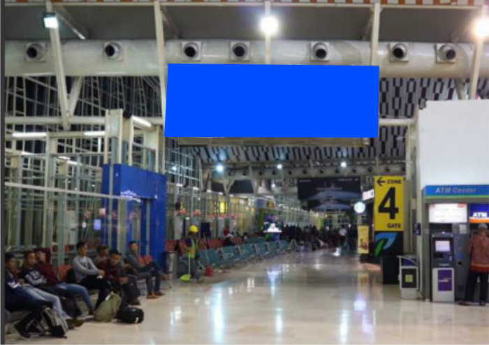 NEONBOX RUANG TUNGGU KEBERANGKATAN RUAS TIMUR SULTAN HASANUDDIN INTERNATIONAL AIRPORT